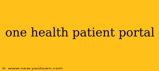 one health patient portal