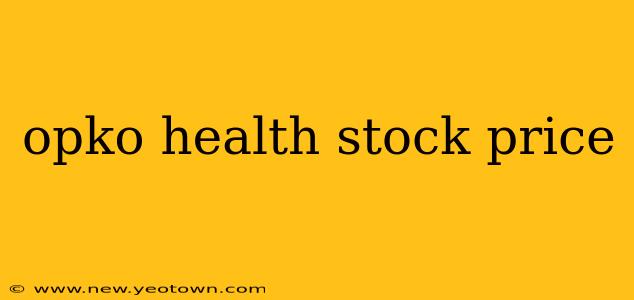 opko health stock price