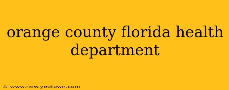 orange county florida health department