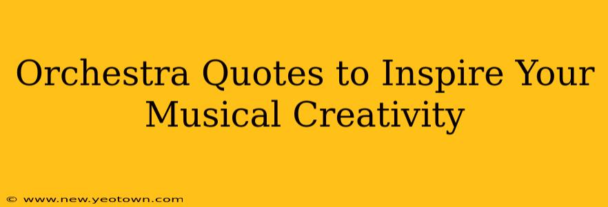 Orchestra Quotes to Inspire Your Musical Creativity