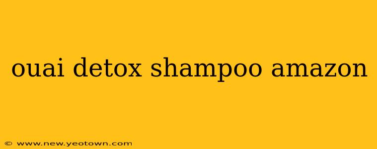 ouai detox shampoo amazon