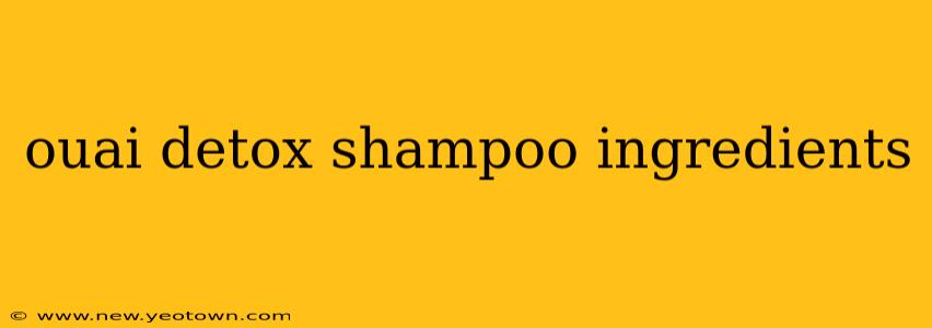 ouai detox shampoo ingredients