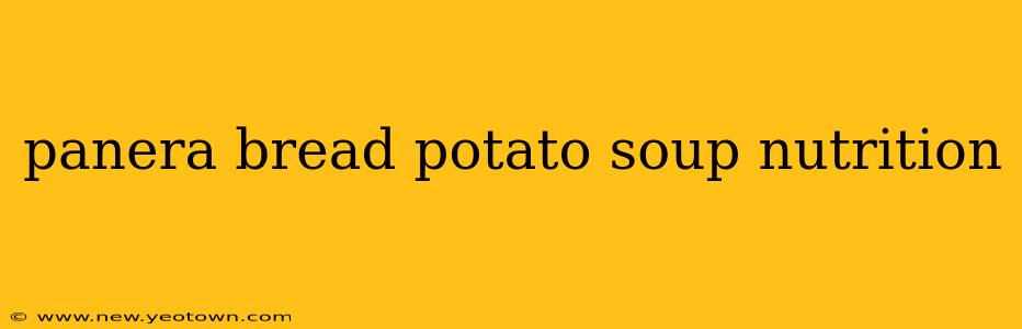 panera bread potato soup nutrition