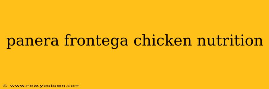 panera frontega chicken nutrition