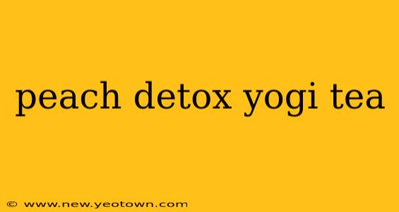 peach detox yogi tea