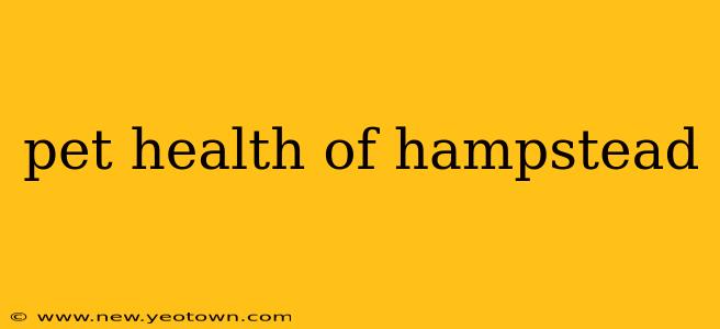pet health of hampstead