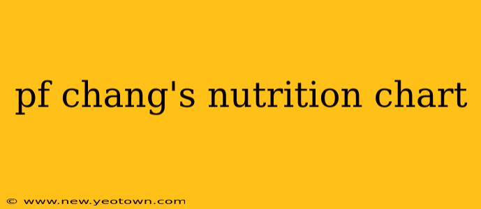 pf chang's nutrition chart
