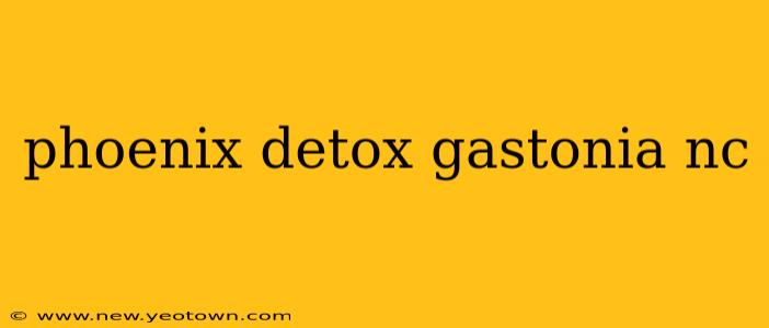 phoenix detox gastonia nc