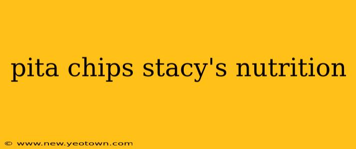 pita chips stacy's nutrition