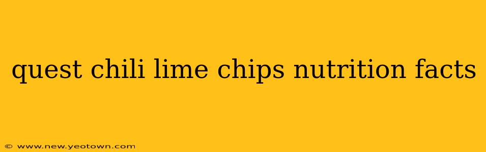 quest chili lime chips nutrition facts