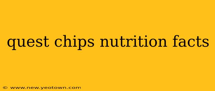 quest chips nutrition facts