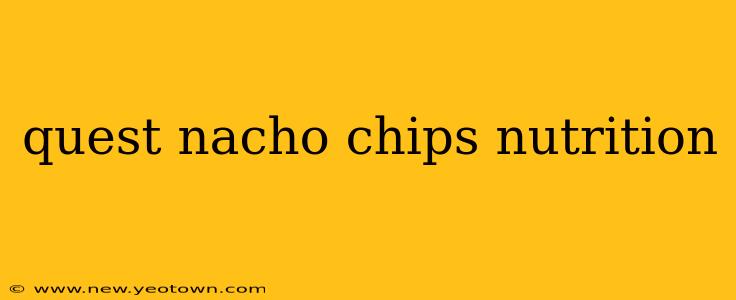 quest nacho chips nutrition