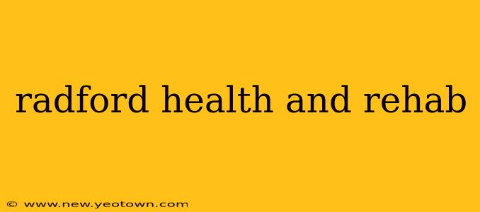 radford health and rehab
