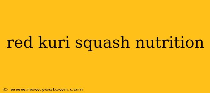red kuri squash nutrition
