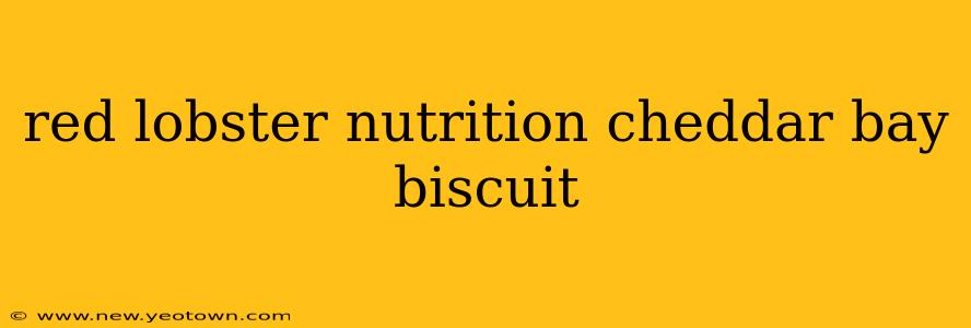 red lobster nutrition cheddar bay biscuit