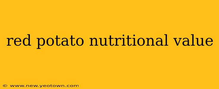 red potato nutritional value