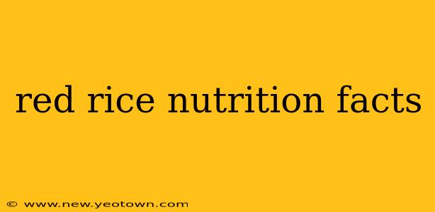 red rice nutrition facts