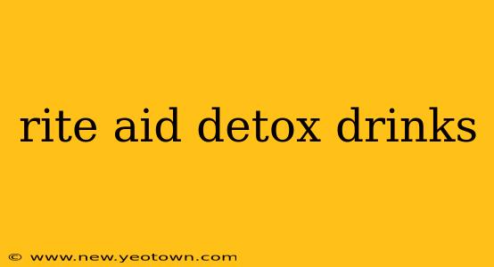 rite aid detox drinks