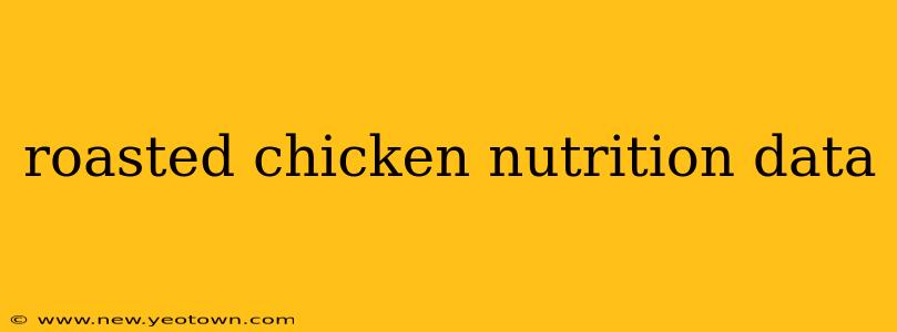 roasted chicken nutrition data