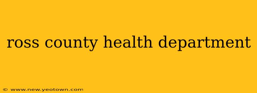 ross county health department