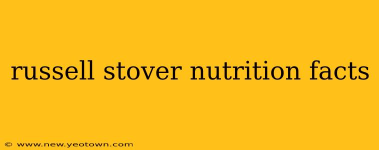 russell stover nutrition facts