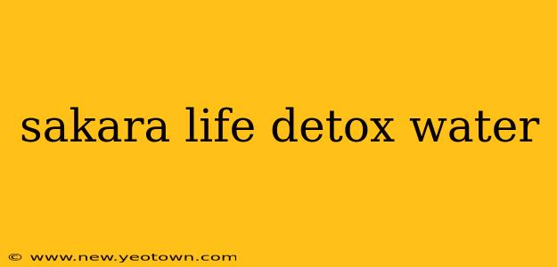 sakara life detox water