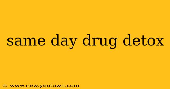 same day drug detox