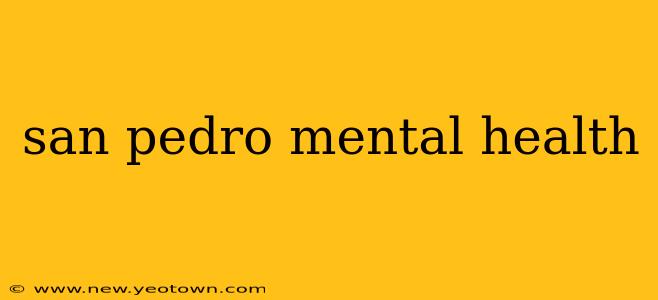 san pedro mental health