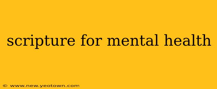 scripture for mental health