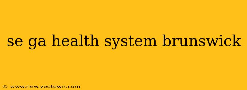 se ga health system brunswick