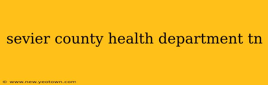 sevier county health department tn