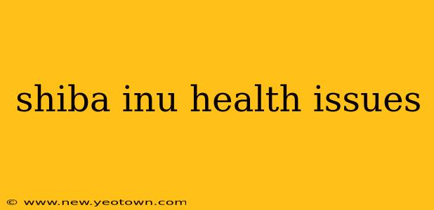 shiba inu health issues