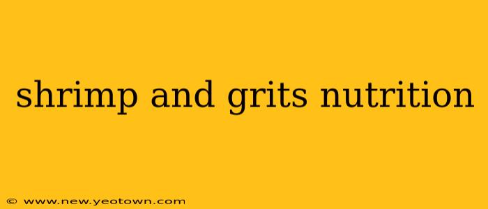 shrimp and grits nutrition