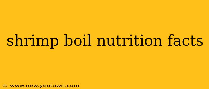shrimp boil nutrition facts