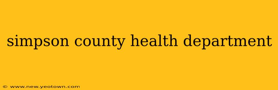 simpson county health department