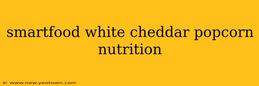 smartfood white cheddar popcorn nutrition