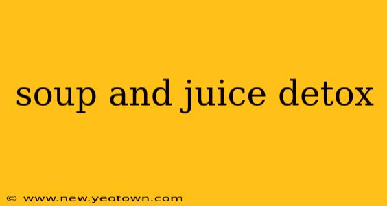 soup and juice detox