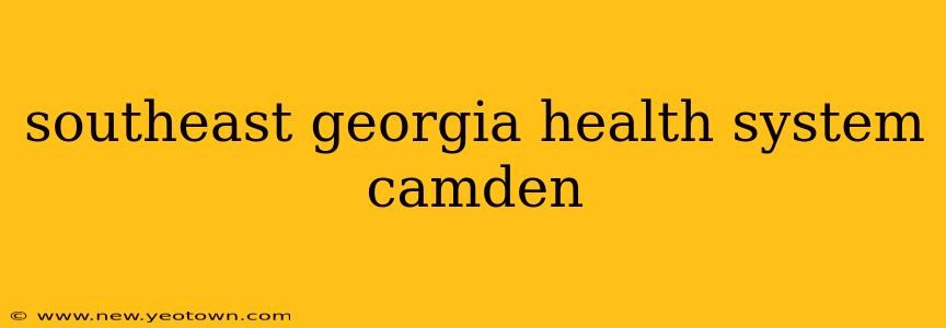 southeast georgia health system camden
