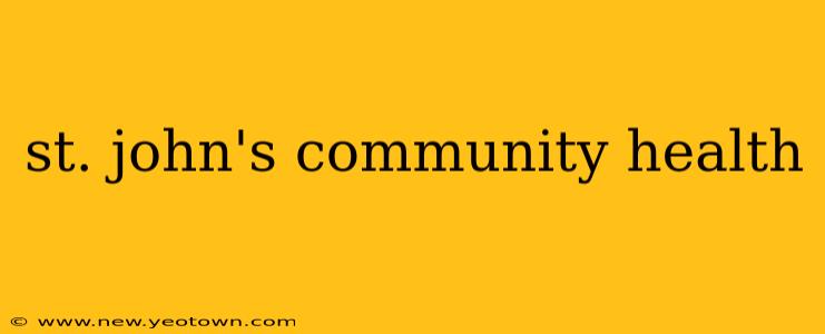 st. john's community health
