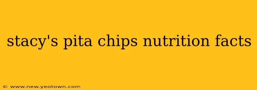stacy's pita chips nutrition facts