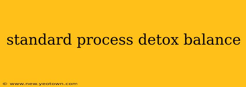 standard process detox balance