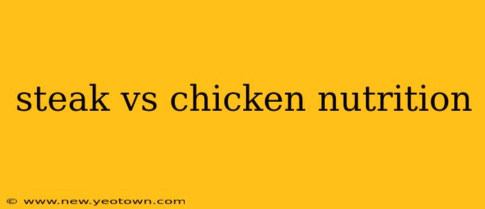 steak vs chicken nutrition