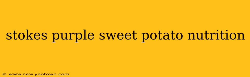 stokes purple sweet potato nutrition