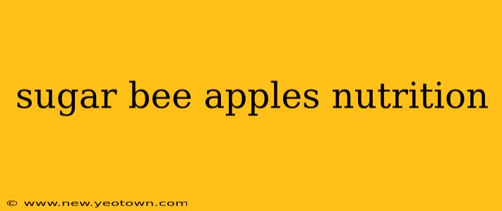 sugar bee apples nutrition