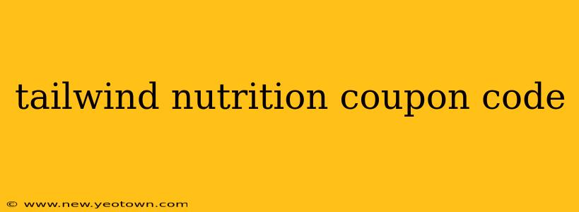 tailwind nutrition coupon code