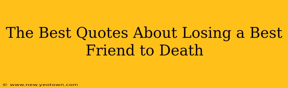 The Best Quotes About Losing a Best Friend to Death