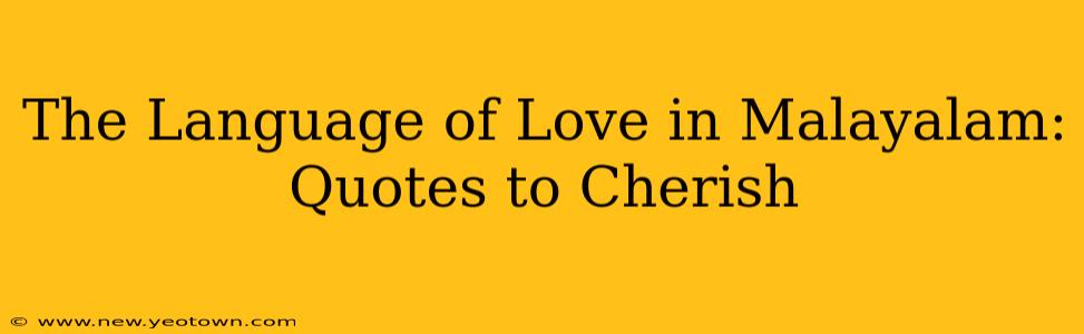 The Language of Love in Malayalam: Quotes to Cherish