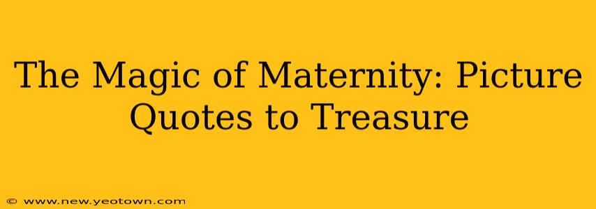 The Magic of Maternity: Picture Quotes to Treasure