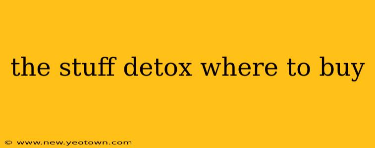 the stuff detox where to buy