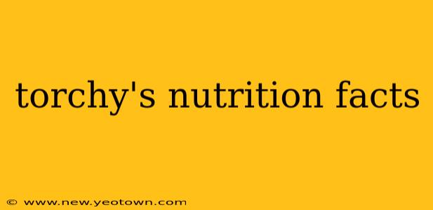 torchy's nutrition facts